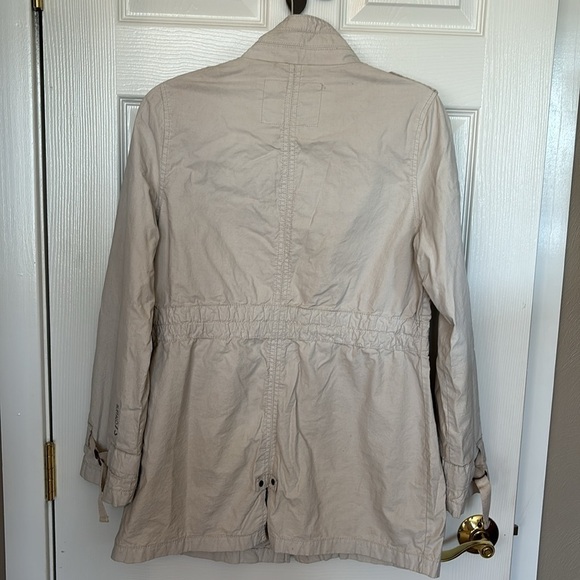 Buffalo Ladies Lightweight Utility Jacket in Beige Size Medium - Picture 5 of 14